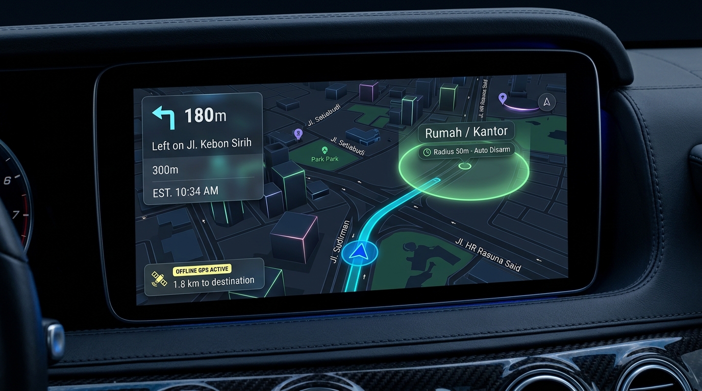 Peta Vektor Offline & Smart Geofence
